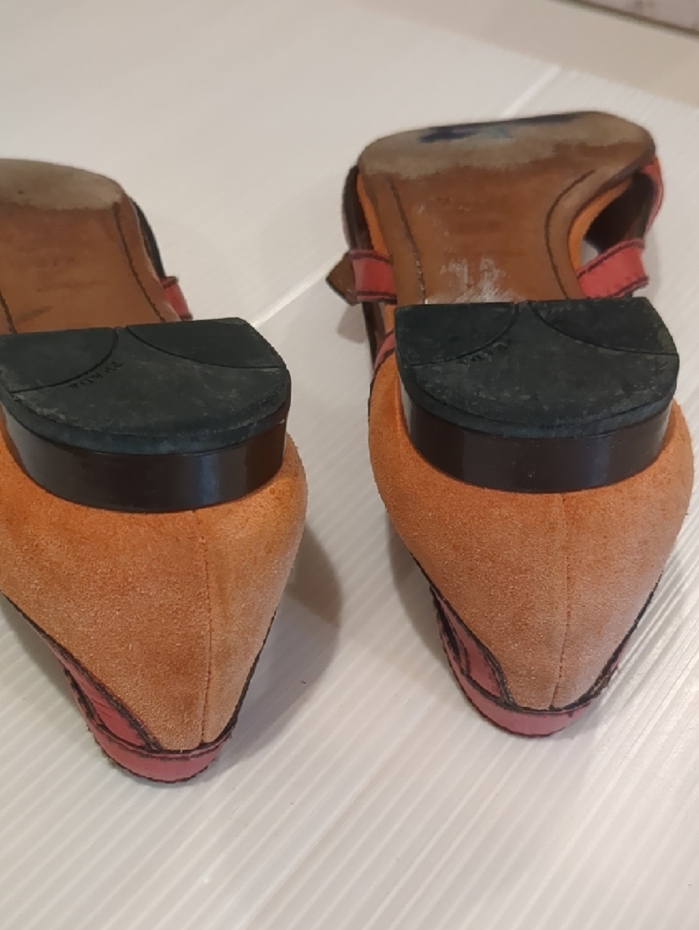 Prada Summer All Leather Sandals, Made In Italy - Picture 4 of 5